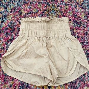 Free people way home shorts beige